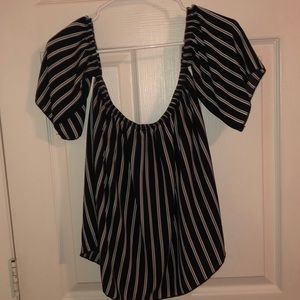 Off the shoulder shirt